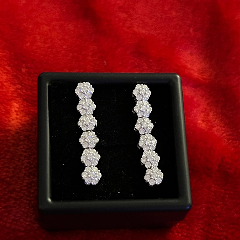 Luxury Moissanite Diamond drop‎ Earrings